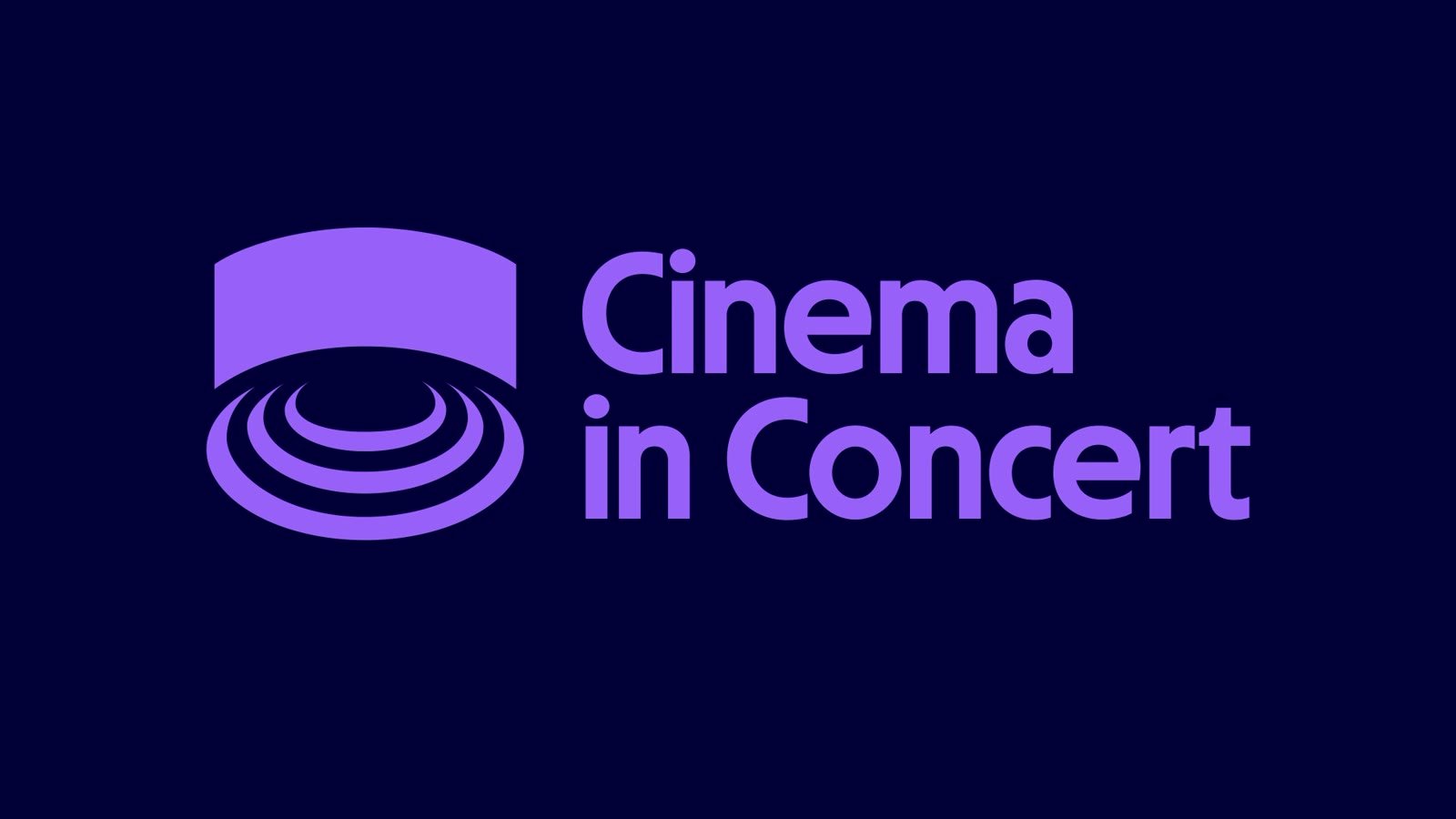 Sonic logo cost: the Cinema in Concert logo with its sound rings, at the end of the intro that carries our sonic identity